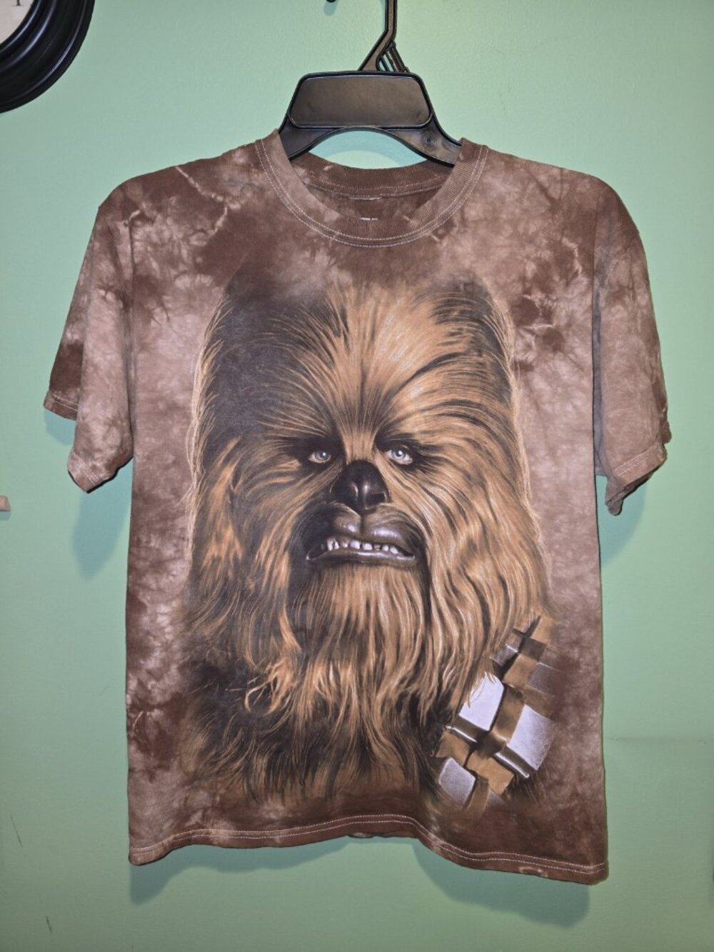 Star Wars Fifth Sun Chewbacca T-Shirt Brown Short Sleeve Size Medium
